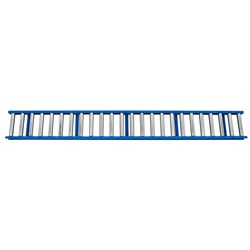 ITM RS450X3 ROLLER CONVEYOR, 450MM WIDE X 3MTR LONG, 24 ROLLERS @ 110KG CAP PER ROLLER